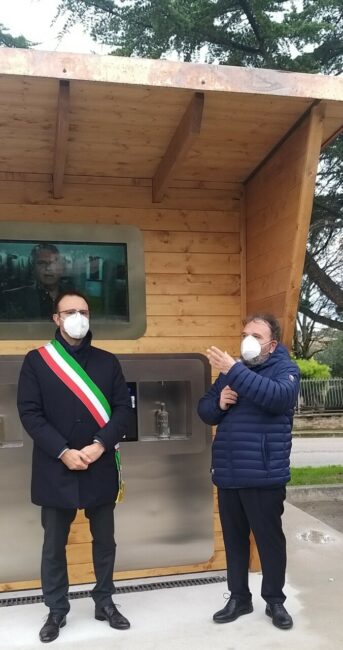Fabio-Marchetti-Amministratore-Delegato-Gruppo-Astea-e-Leonardo-Catena-Sindaco-di-Montecassiano