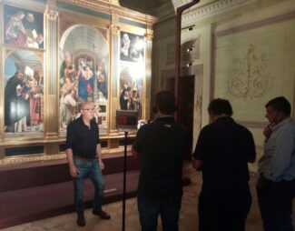 Villa-Colloredo-Mels-Polittico-di-San-Domenico-di-Lorenzo-Lotto-Il-direttore-del-Museo-Antonio-Perticarini-intervistato-da-Linea-Verde-