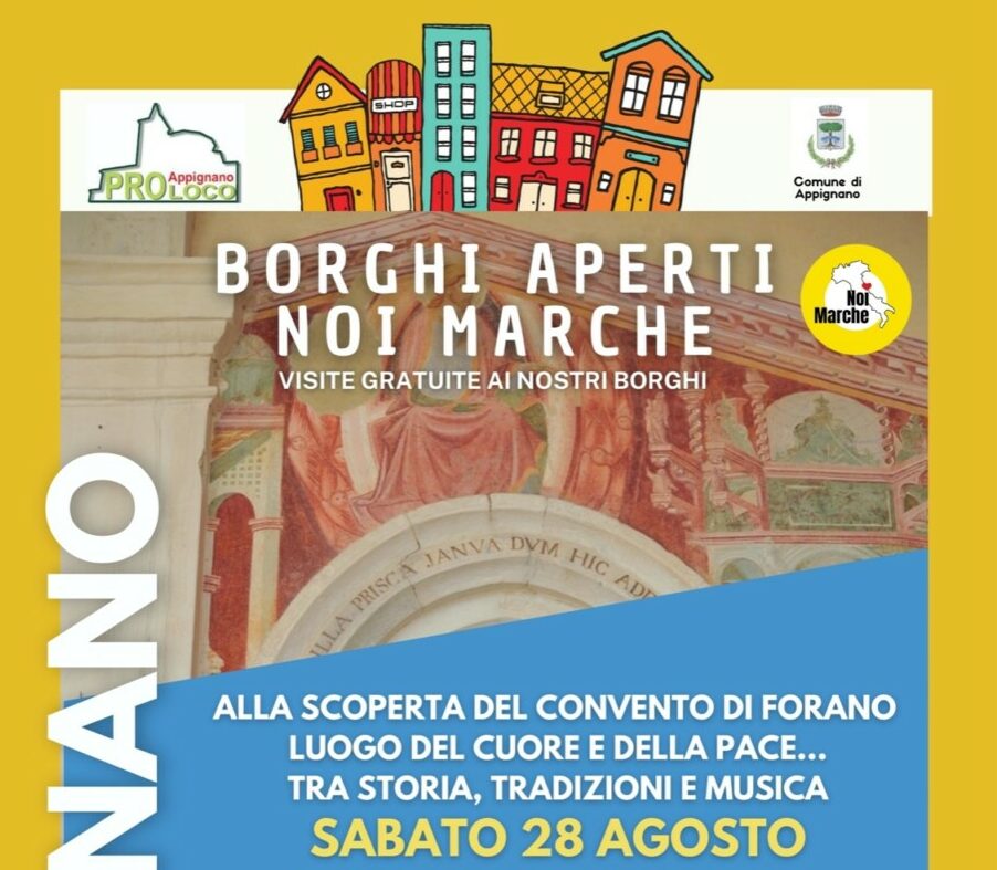 "Borghi aperti", alla scoperta del convento di Forano - Vimarsana News