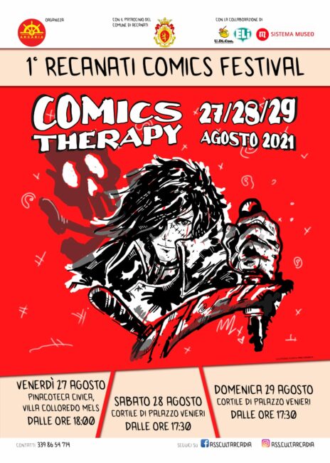 La locandina del Recanati comics festival 2021