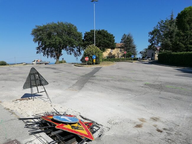 Rotatoria viale Amendola Recanati