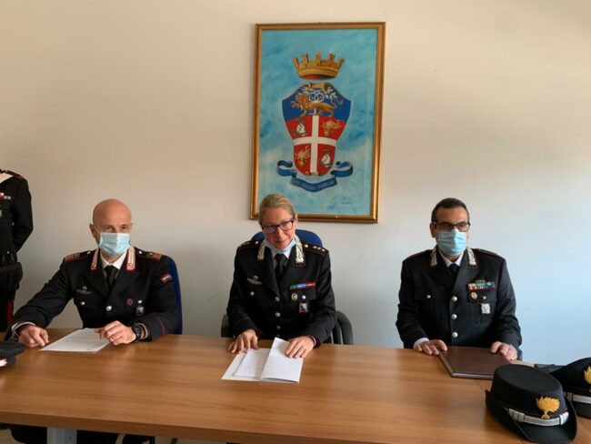 luogotenente-Massimiliano-Lucarelli-capitano-Giulia-Maggi-e-tenente-Federico-Pellegrini