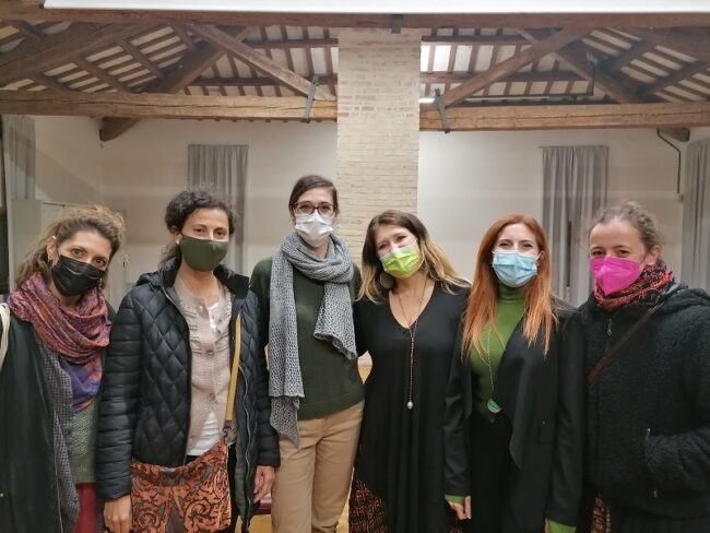 Alcune delle Dance well teachers Leila Ghiabbi, Cecilia Ventriglia, Gloria De Angelis, Desirée Catone, Sara Gagliardini, Maria Francesca Guerra