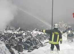 Vasto incendio alla Rimel:  in due rinviati a giudizio