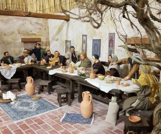 Una-scena-dal-presepe-di-Leandro-Messi