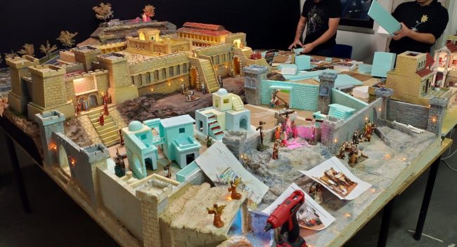 Presepe-pasquale-durante-la-realizzazione