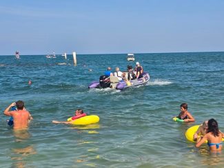 Il bagno in mare