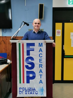 Il-segretario-generale-provinciale-di-FSP-Polizia-Tiziano-Ottaviani-in-foto-di-archivio