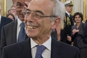 Il presidente della Corte costituzionale  Giovanni Amoroso a Macerata