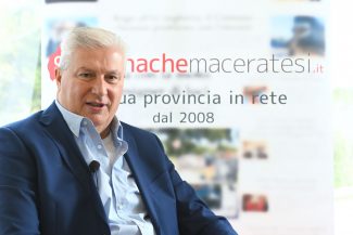giordano ripa candidato - intervista in redazione - macerata - FDM (3)