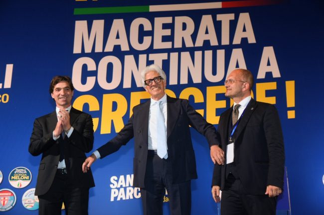acquaroli per parcaroli 2026 elezioni amministrative macerata2