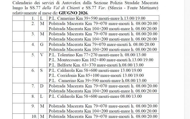 calendario