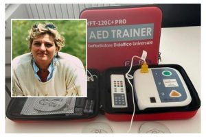 Due defibrillatori al 118  in memoria della moglie Daniela Del Bello:  il dono di Paolo Ruggeri