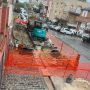 Lavori in corso a Civitanova Alta:  nuovo marciapiede in via Corridoni