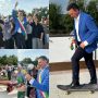 Il sindaco va in skate:  «Spazio realizzato con i giovani,  è stato un gioco di squadra»