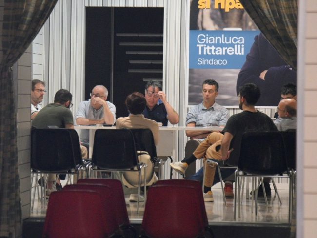 tittarelli riunione centrosinistra