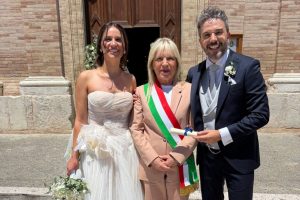 Sogno d’amore a San Severino,  David Dignani e Giulia Pepolino dicono sì