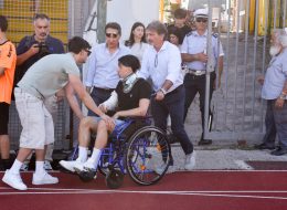 «Michele non ricorda l’incidente,  in quel momento dormiva.  Ha voluto vedere il punto d’impatto»