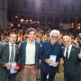 Tutto il centrodestra in piazza.  Parcaroli: «Vinceremo e di parecchio»  Acquaroli: «Macerata tornata protagonista»
