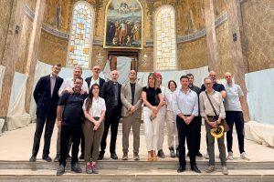 San Catervo, lavori al rush finale.  Castelli: «Cantiere concluso in autunno»