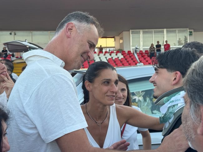 i genitori di Nicolas Calabrese salutano Michele Calcagni 2 - FDM