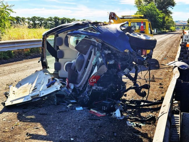 incidente mortale superstrada - nicolas calabrese christian perugini - polstrada morrovalle - FDM (24)