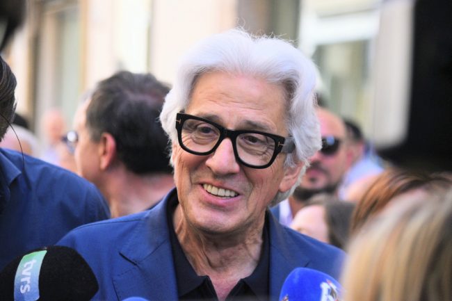 sandro parcaroli dopo la vittoria