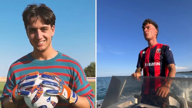 Il portiere Lorenzo Forconesi e il centrocampista Jacopo Domizi