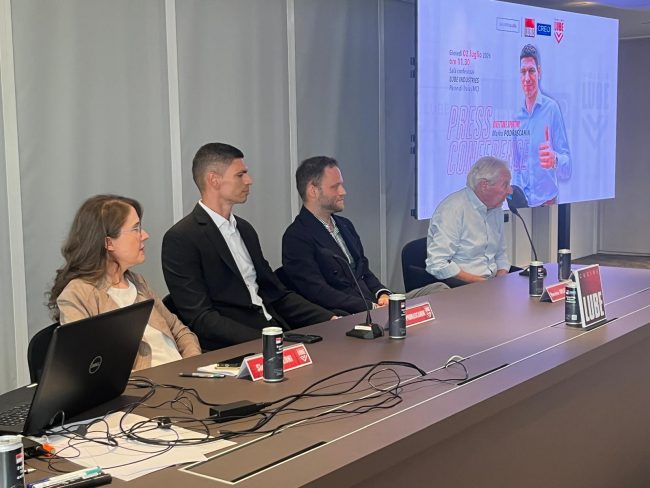 La conferenza stampa di presentazione di Marko Podrascanin
