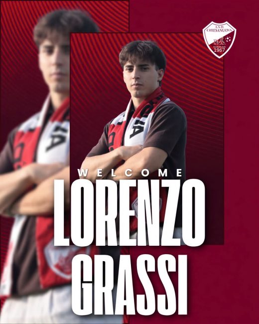 Lorenzo Grassi, nuovo attaccante del Chiesanuova