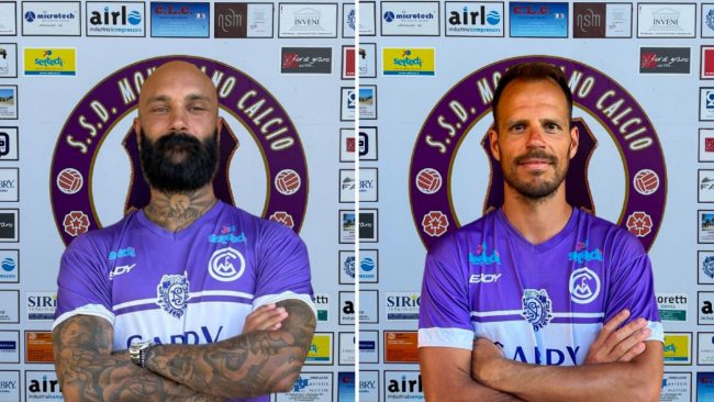Stefano Spagna e Pedro Costa Ferreira, nuovi giocatori del Montefano