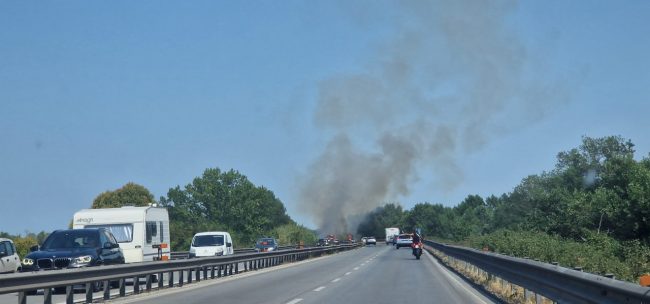 incendio superstrada morrovalle montecosaro (4)