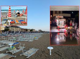Maltempo, la conta dei danni nel day after:  allarme eternit al porto,  black out a Lido Bello (Foto-Video) 
