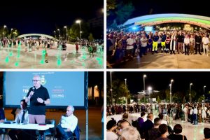 Civitanova ritrova il suo Varco:  inaugurata la piazza sul lungomare  La fontana a raso conquista tutti   (Foto-Video) 