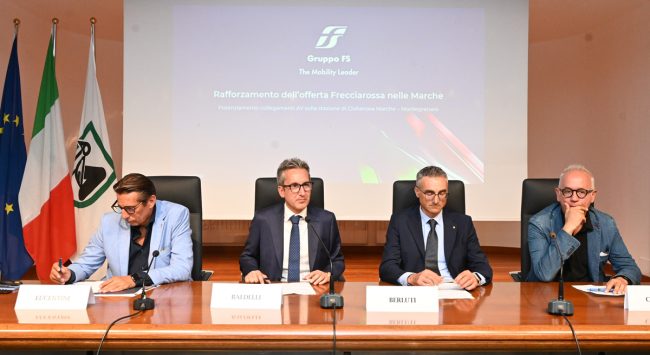 Frecciarossa lucentini baldelli berluti ciarapica