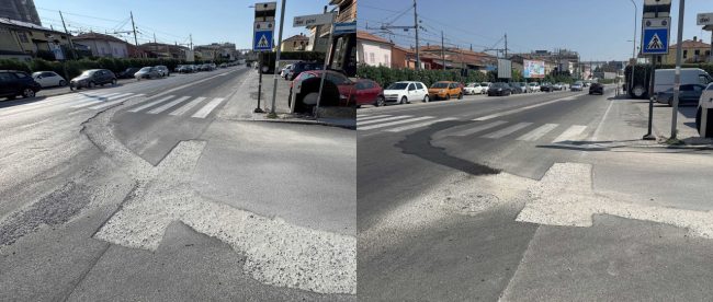 asfalto dissestato - via principe di piemonte - civitanova (6)