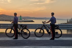 Carabinieri in e-bike,  il pattugliamento è “ecologico”