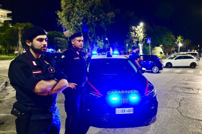 carabinieri notte ferragosto civitanova archivio
