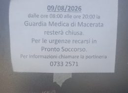«Guardia medica chiusa a Macerata,  il sindaco si attivi con l’Ast.  Un servizio che non può mancare»