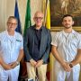 L’Ammiraglio Seno in visita a Palazzo Sforza
