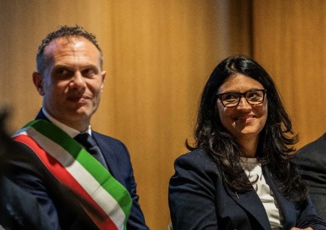 sindaco Roberto Lucarelli e direttore generale ABF Laura Biancalani