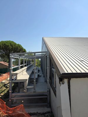 tribuna costruzione campo tennis