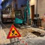Si rompe la tubatura dell’acqua,  sos in via Della Nave