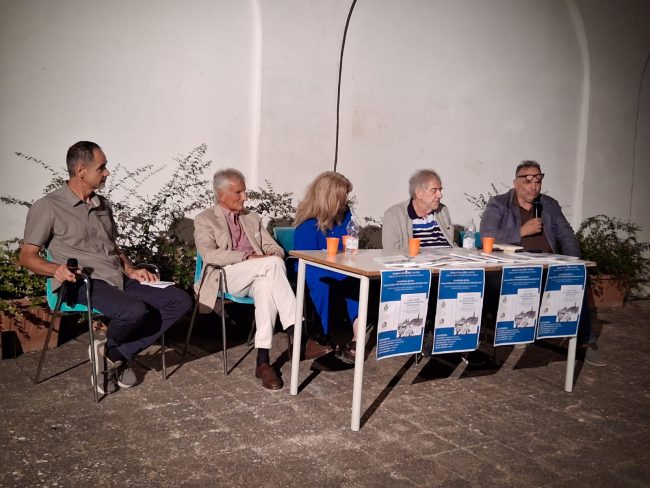 Andrea Angeli alla presentazione del libro su Baldovino a Loreto