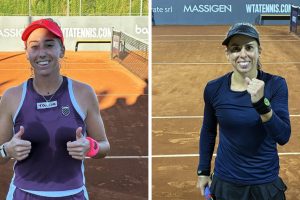 Match tra Maristany e Grabher  per la finale del Wta di Tolentino