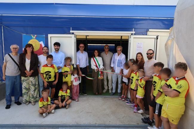 Inaugurato il nuovo campo da tennis coperto al Polo Sportivo di San Liberato1