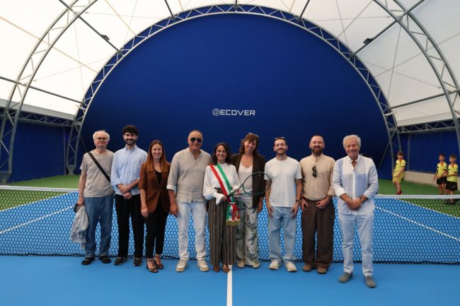 Inaugurato il nuovo campo da tennis coperto al Polo Sportivo di San Liberato4
