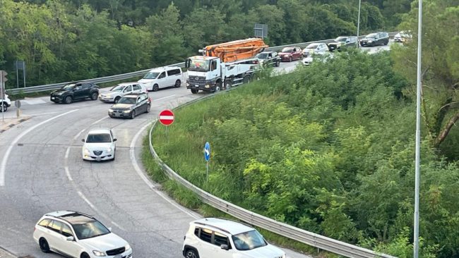 Incidente imbocco superstrada 3