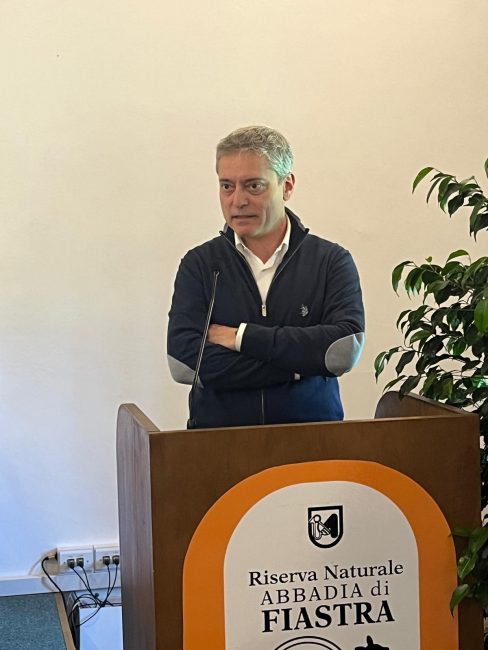 Presidente Tacconi Mostra Nomianre Abbadia di Fiastra