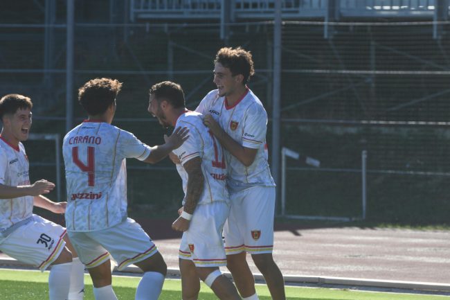 esultanza recanatese terzo gol foligno 2